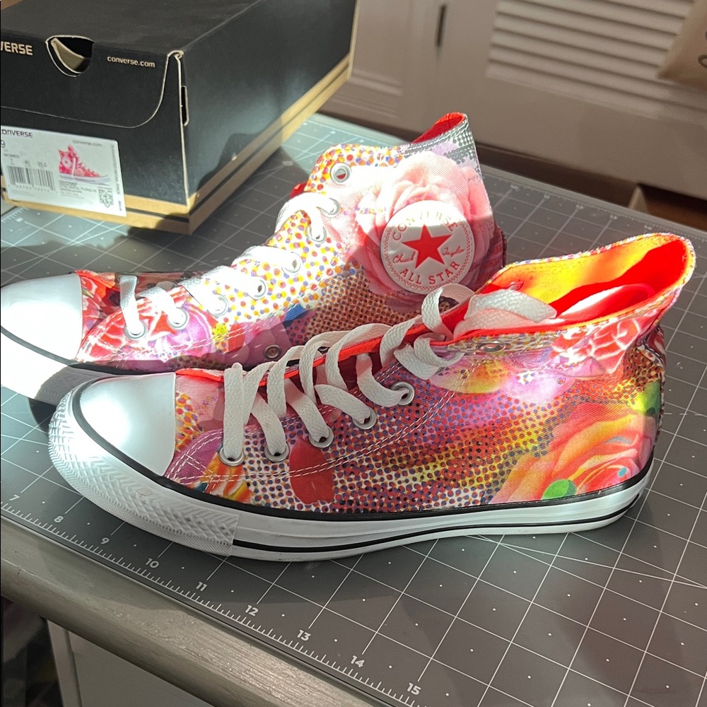 Converse Women's Multicolor Floral High-Top Sneakers